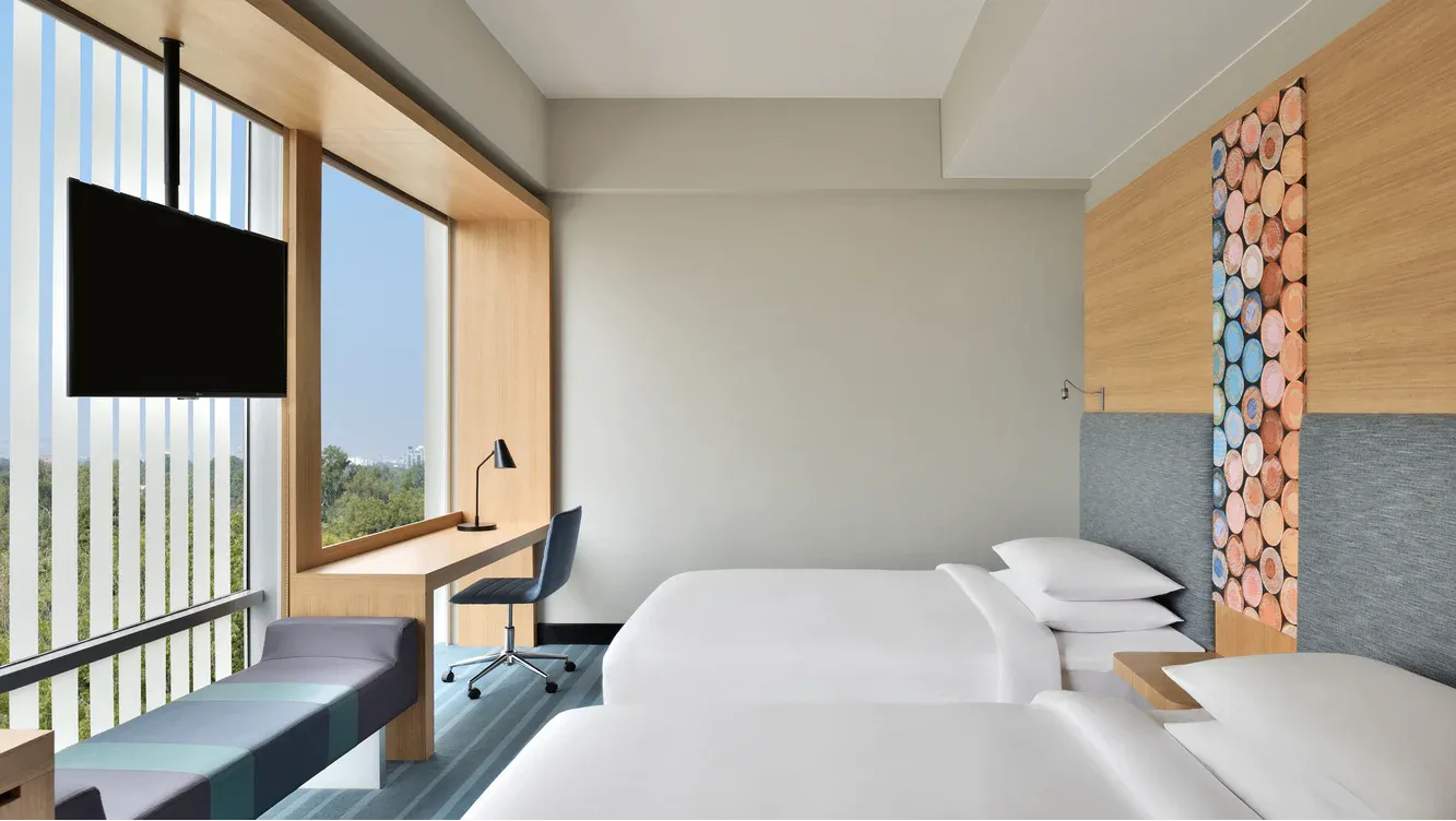 ALOFT ROOM, GUEST ROOM, 2 TWIN