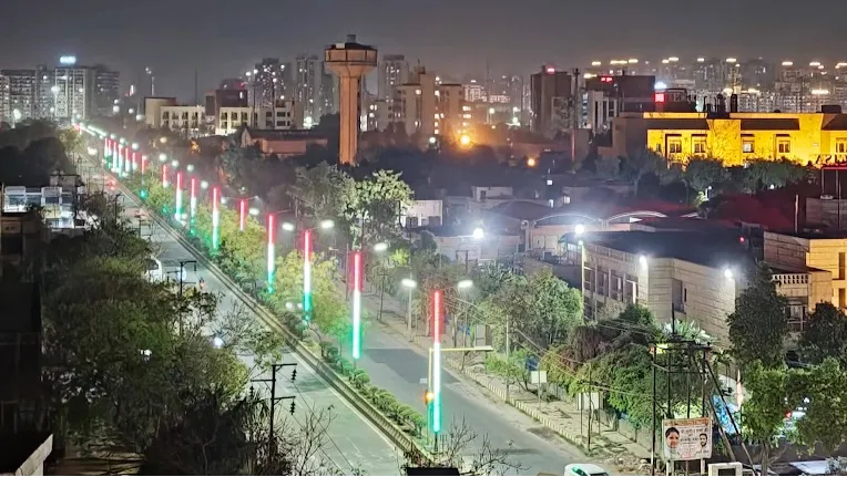 Rooftop City View