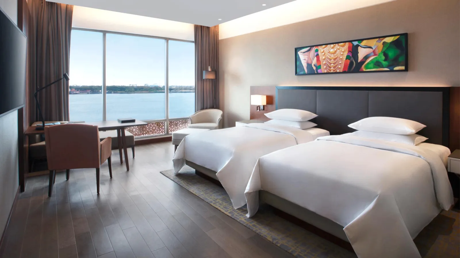 2 Twin Beds Backwater View