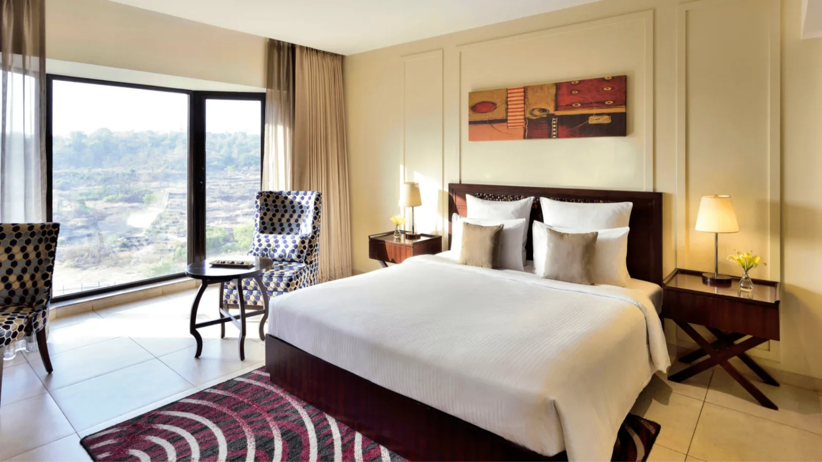 Deluxe King bed room with Balcony