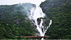 ⁦Dudhsagar Falls