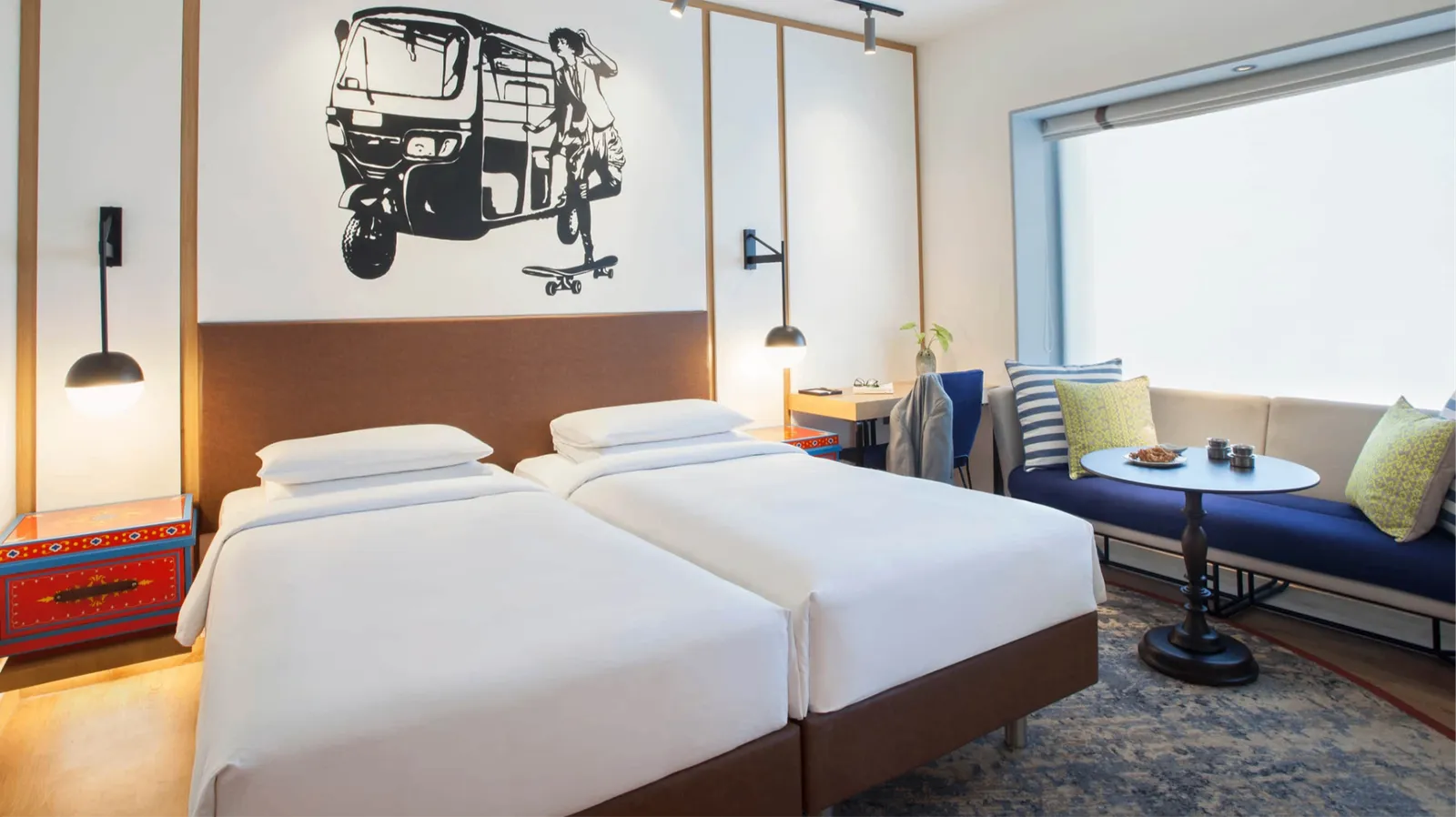 2 Twin Beds