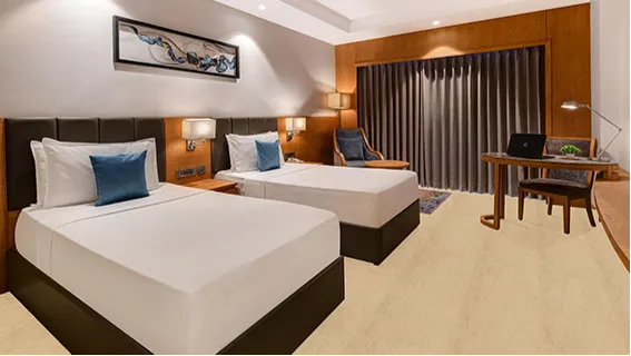 Deluxe Twin Rooms With Temple View