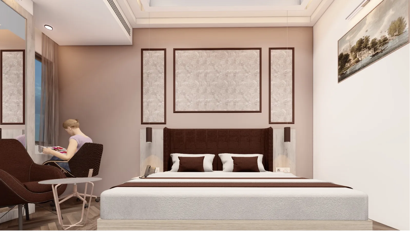 Temple View Royal Suite with Jacuzzi Room