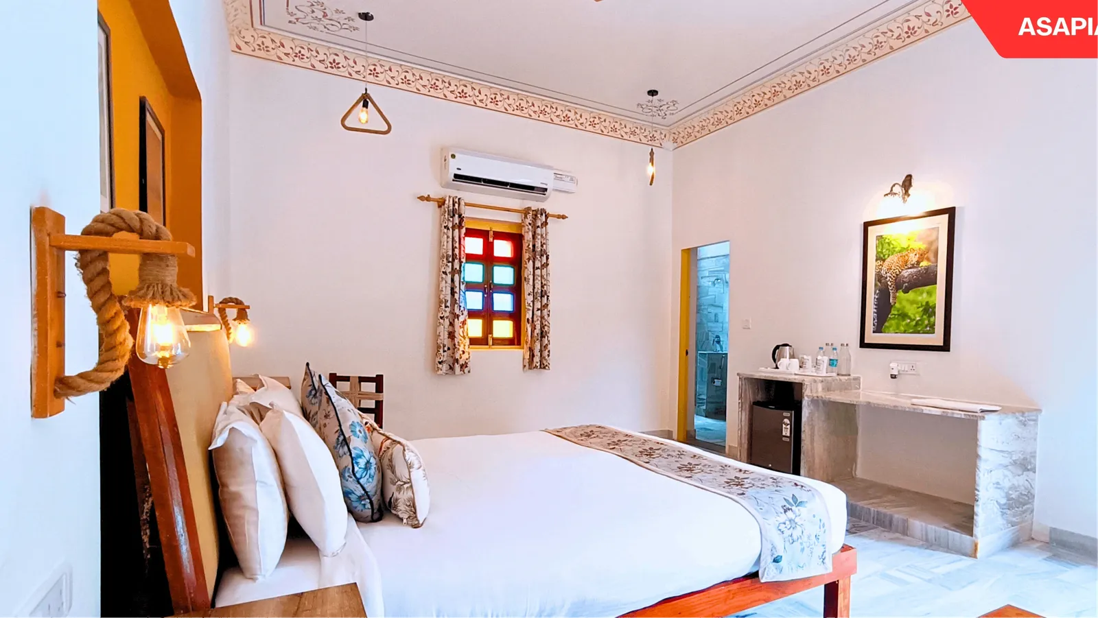 DOUBLE BED WITH MOUNTAIN VIEW