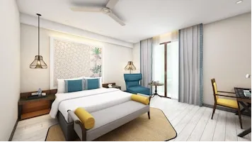 Chalet with Balcony-Garden View