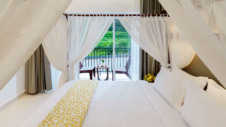 The serene villa retreat with Open shower