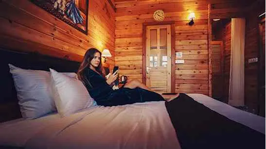 Hill View Deluxe Chalet with External Bathroom