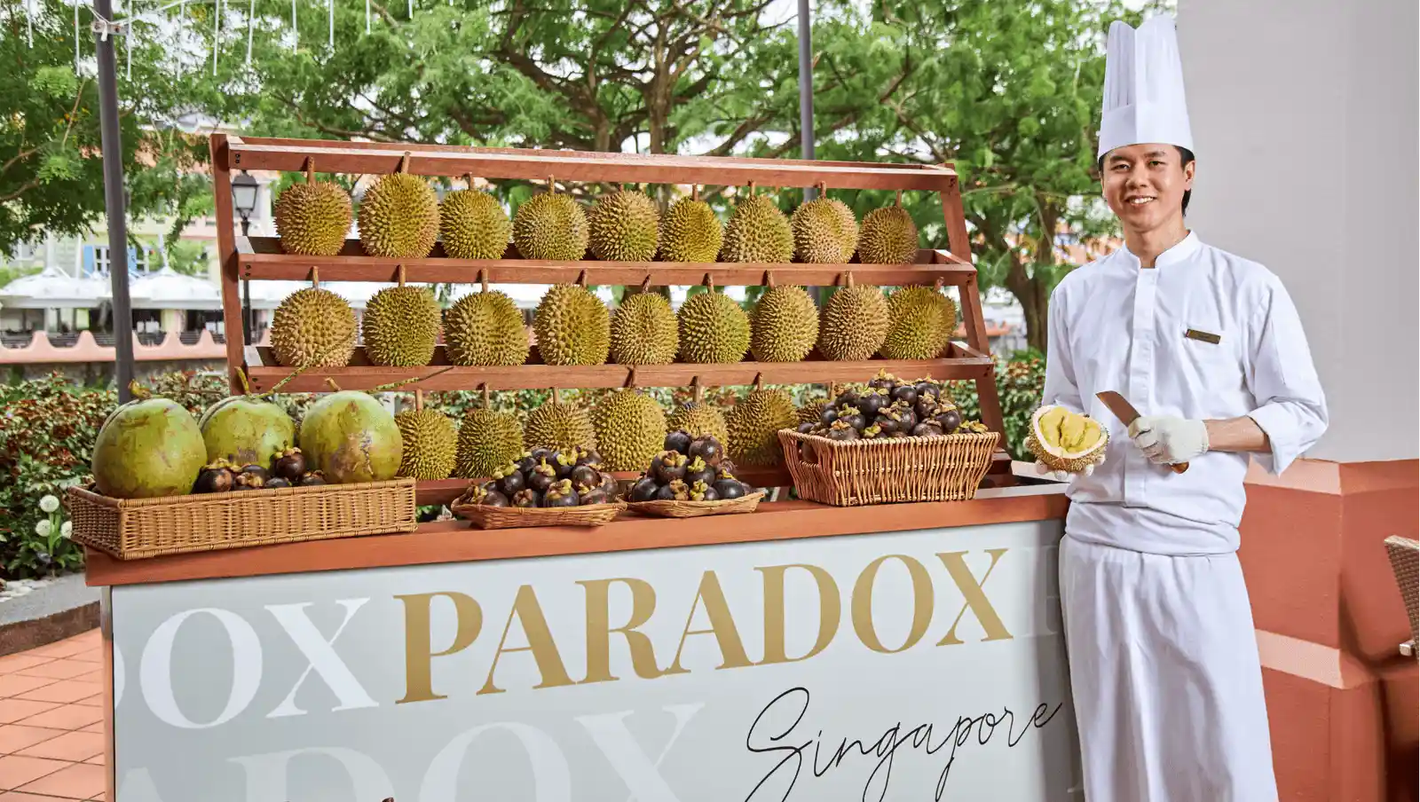 Slideshow control buttonsClicking on the following links will update the content abovePrevious   1 / 2  Next Royal Durian Bazaar