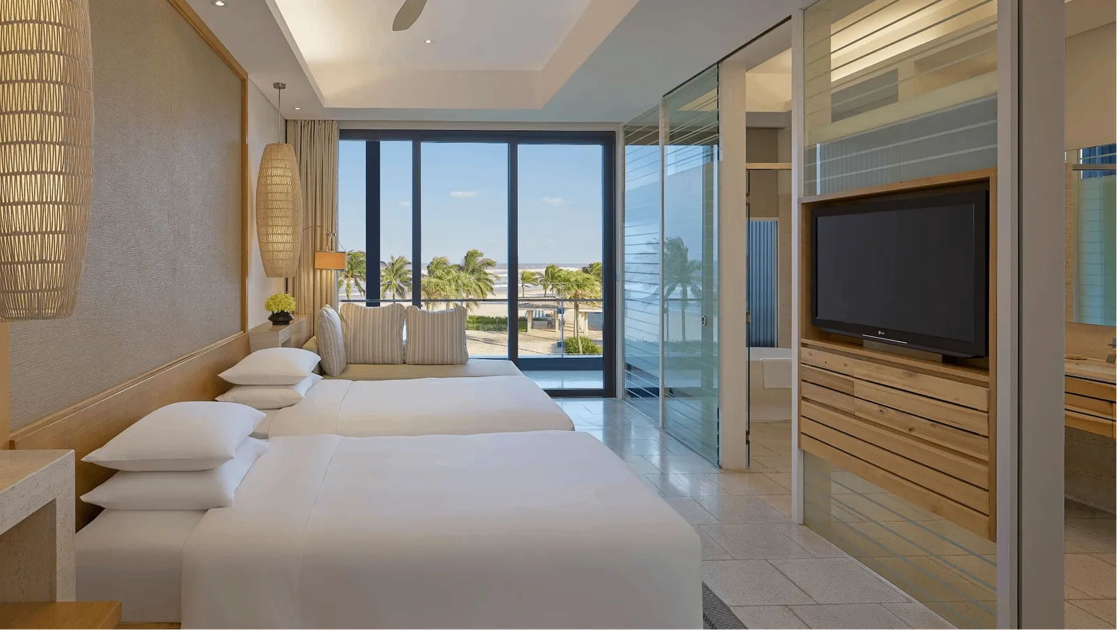 2 Twin Beds Ocean View