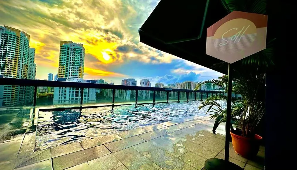 Sunset On 11 Rooftop Pool Side Bar — main image