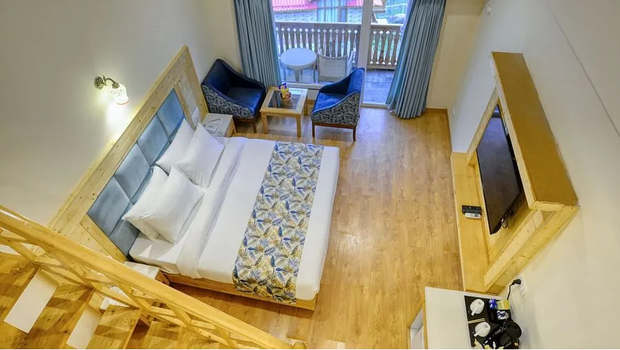 Family Room with Attic