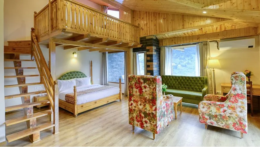 Family Room with Attic and Kitchenette