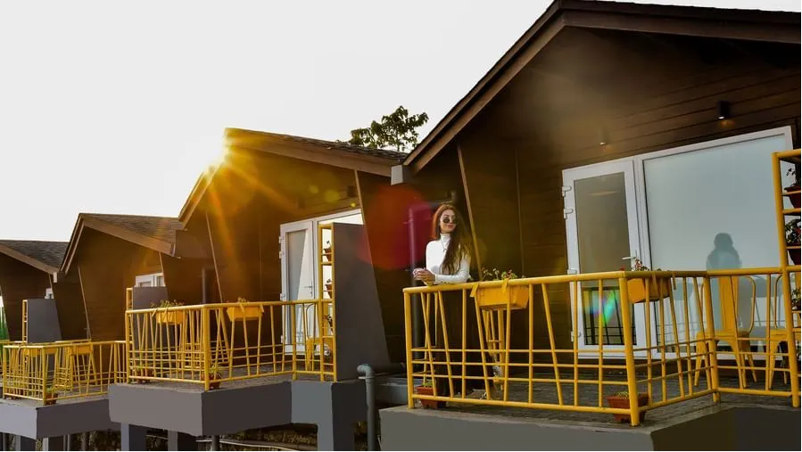 Log Hut with Plunge Pool