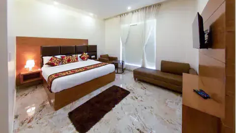 1 Double Bed, Wheelchair Accessible, City View