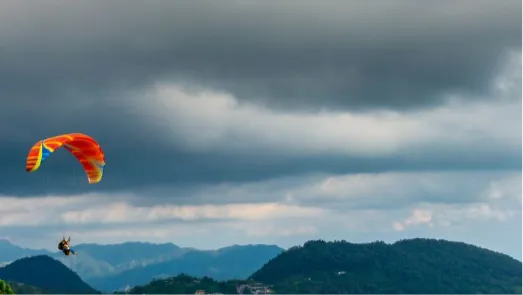 Paragliding in Bhimtal