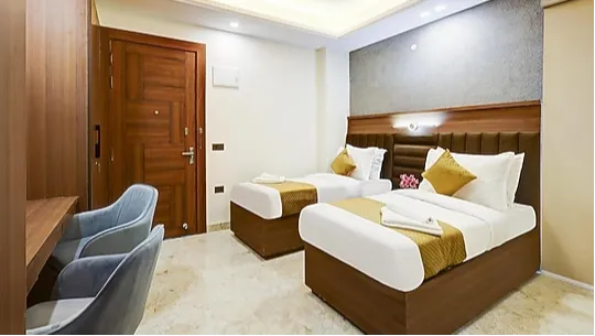 Twin Bed Room With Balcony