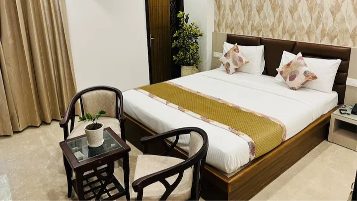 Super Deluxe Room with Balcony and Living Area