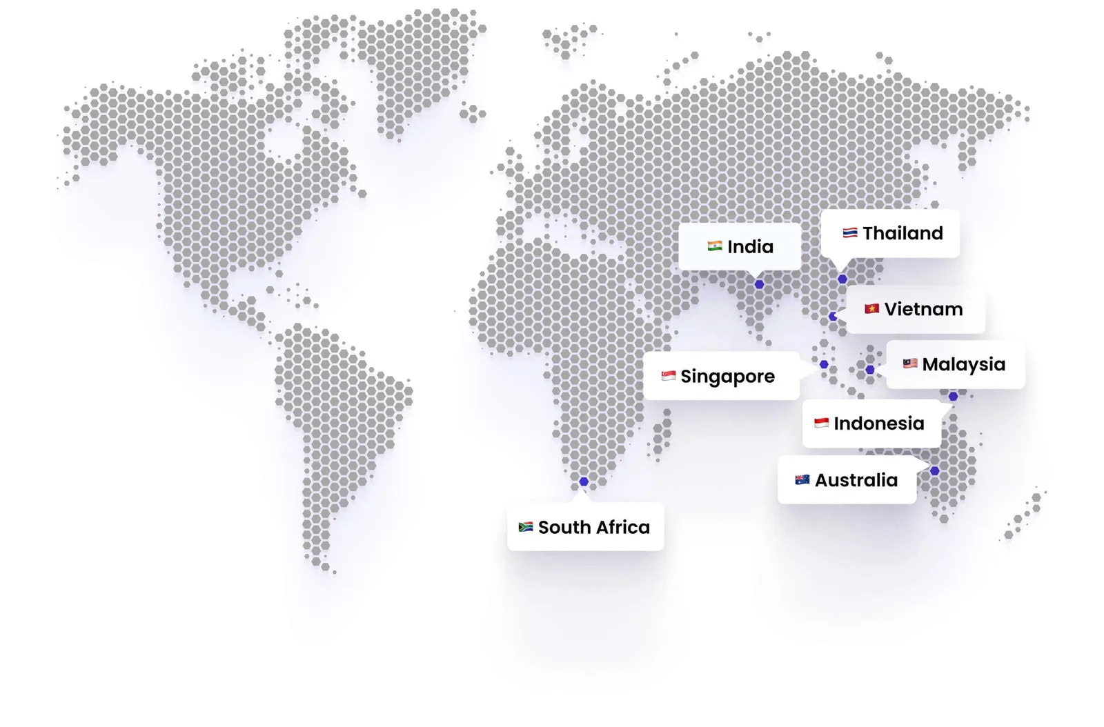 Global presence map