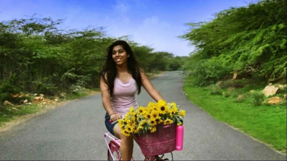 Cycling at the Lalit Mangar