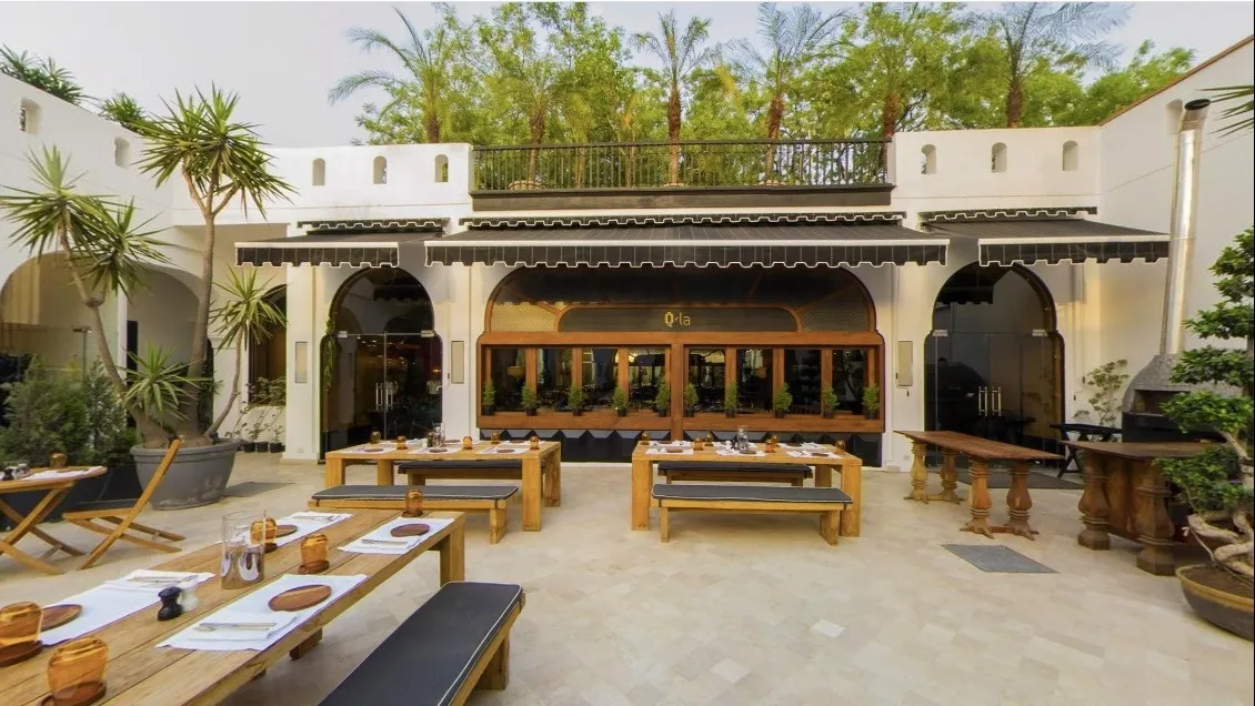 Restaurant Area + Courtyard