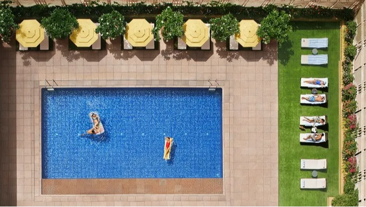 Terrace Garden, Located at Pool Level