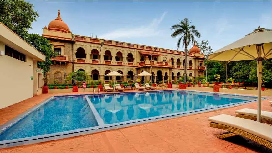 Barbecue Poolside Lawn