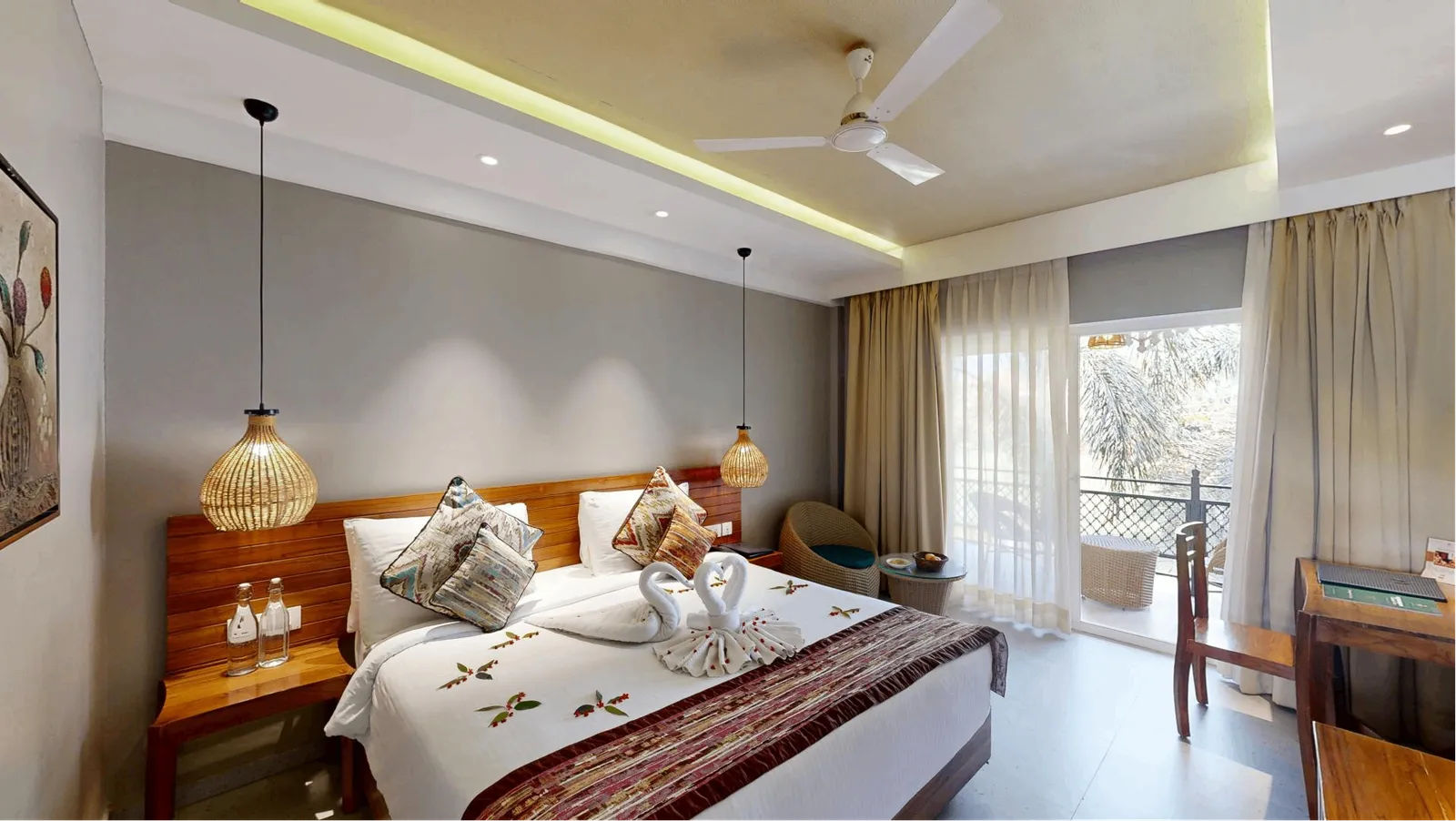 Midlake County With Garden View