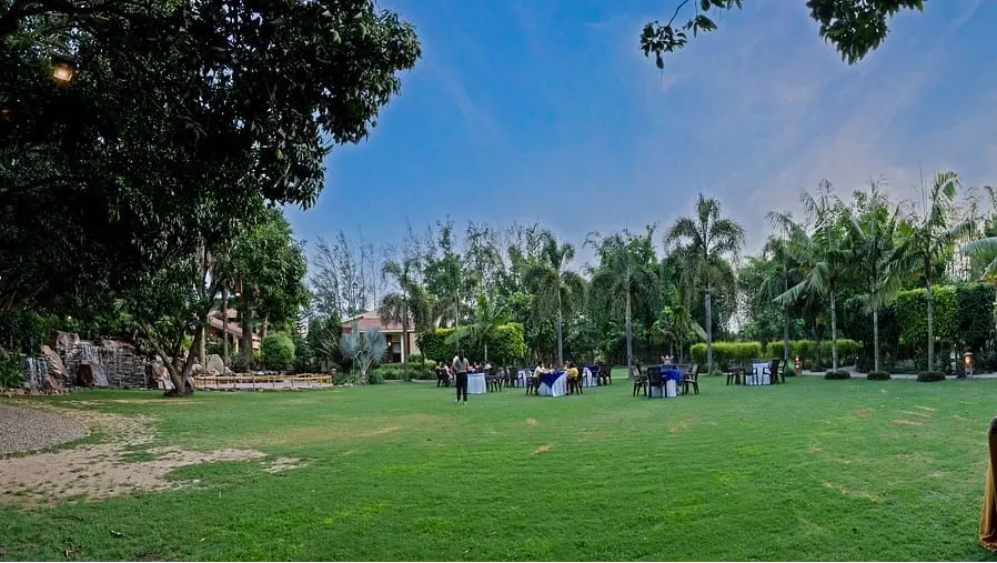 Fountain lawn