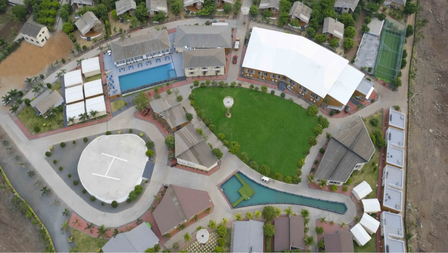 Helipad (Vidhi Mandap)