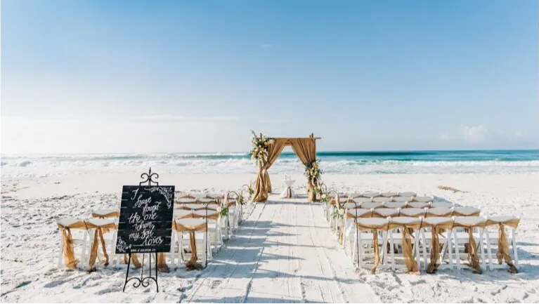 Beachfront Garden Area