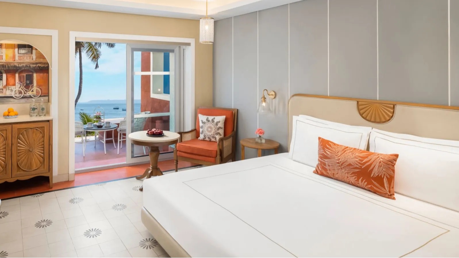 Premium Room Sea View with Sit Out King Bed
