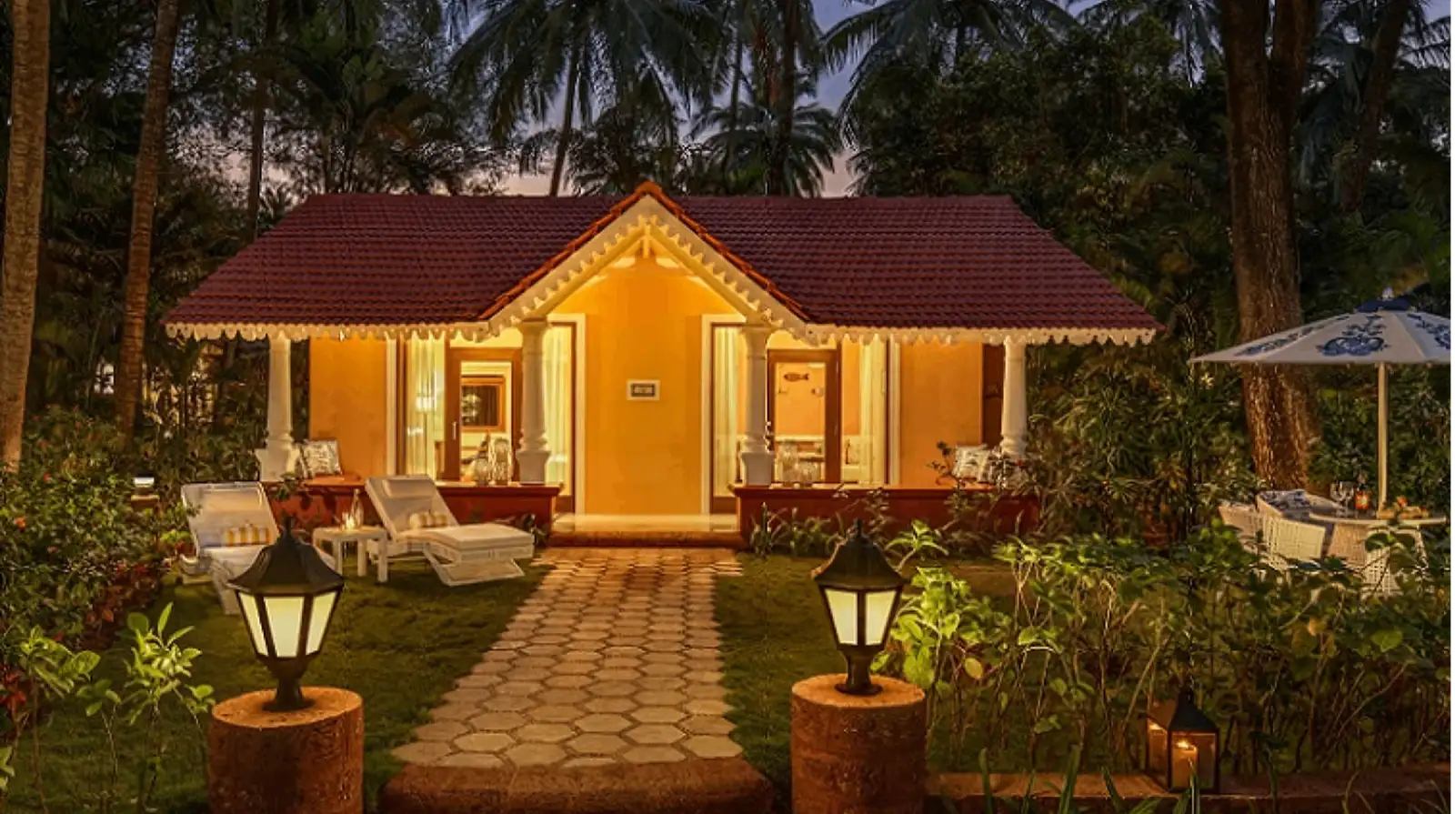Goan Villa Garden View