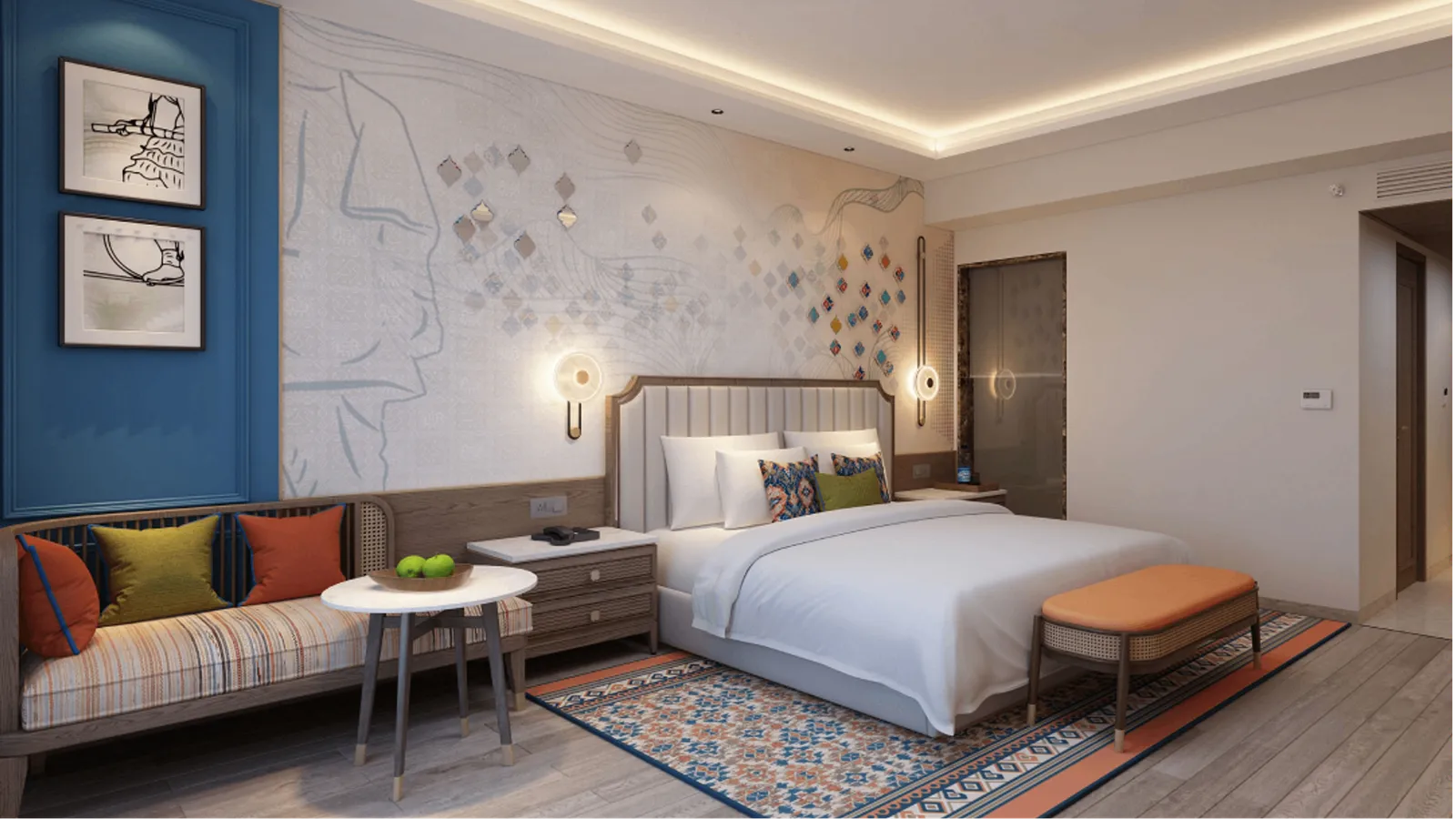 Deluxe Grand Rooms with Bathtub King Bed