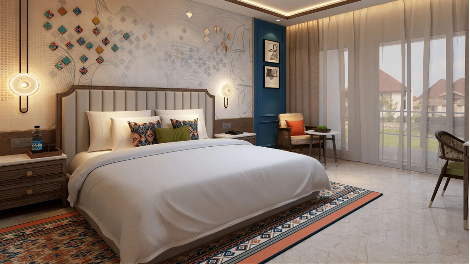 Premium Rooms with Sit-out and Bathtub